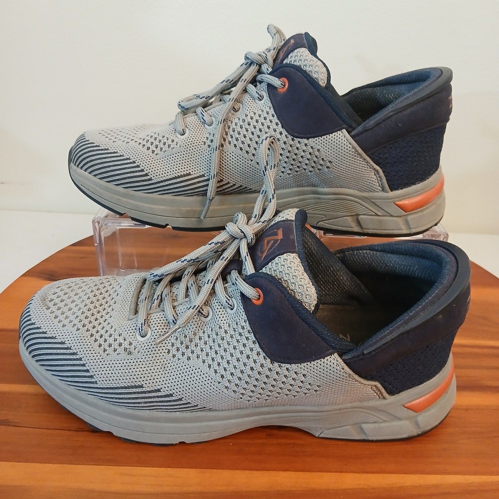 Zeba Hands Free Slip On Sneakers Mens 7.5 Gray Athletic Shoes Walking‎ Casual